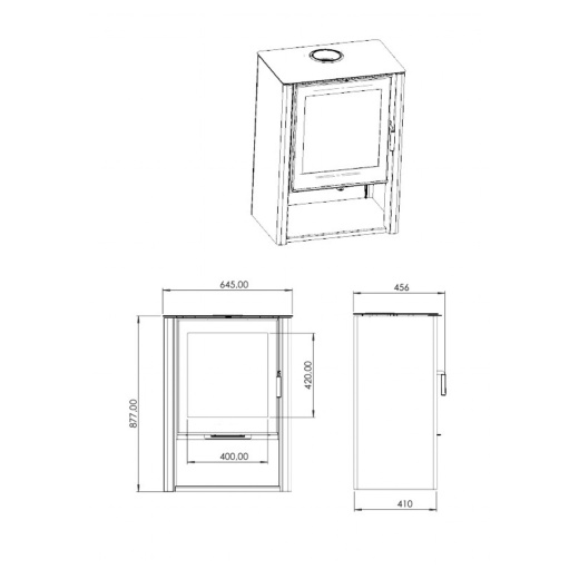 Печь-камин АОТ 7.0-05 (в модификации «Севан 7В»)