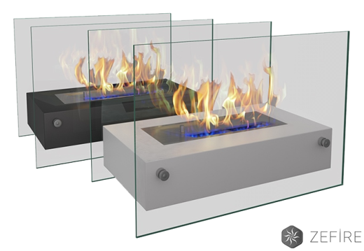 Биокамин ZeFire Iceberg (белый)