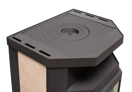 Печь-камин Метабел АОТ 6.0 (в модификации "Ока, с плитой")