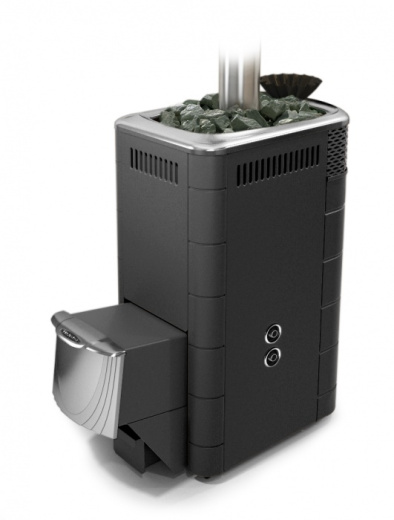 Печь для бани TMF Гейзер XXL 2017 Inox ДН ЗК ТО, антрацит