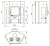 Печь-камин Метабел АОТ 11.0 (в модификации "Енисей, с плитой")
