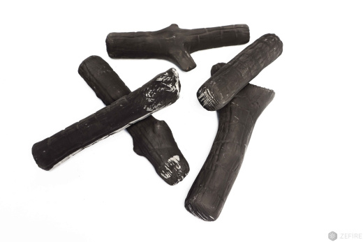 "Керамические дрова обгорелые 5 шт"