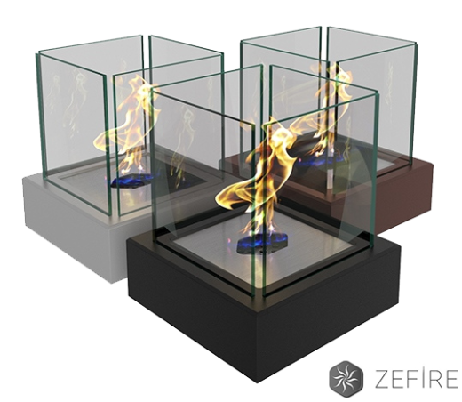 Биокамин ZeFire Quant metall