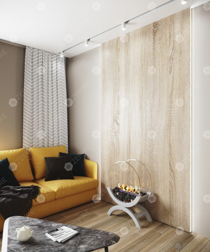 Биокамин ZeFire Iris средний (белый)